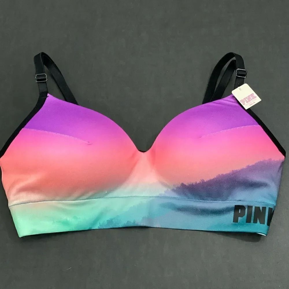 Victoria’s Secret Pink Cool & comfy Lined lightly padded bralette bra